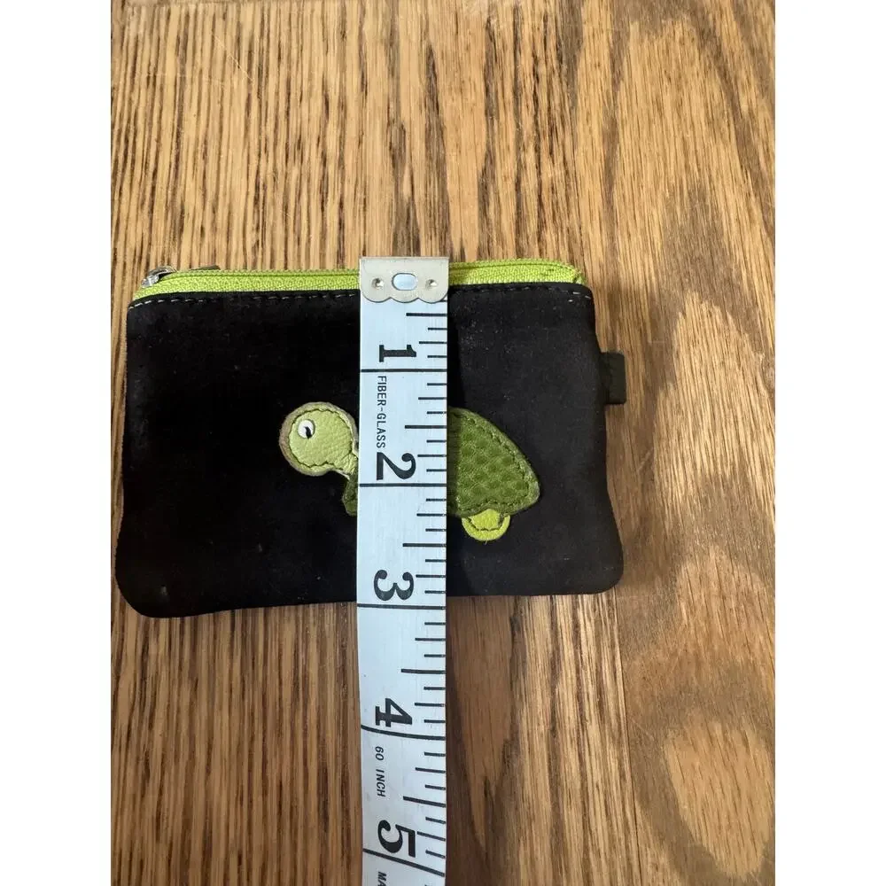 Small Brown & Green Coin Purse